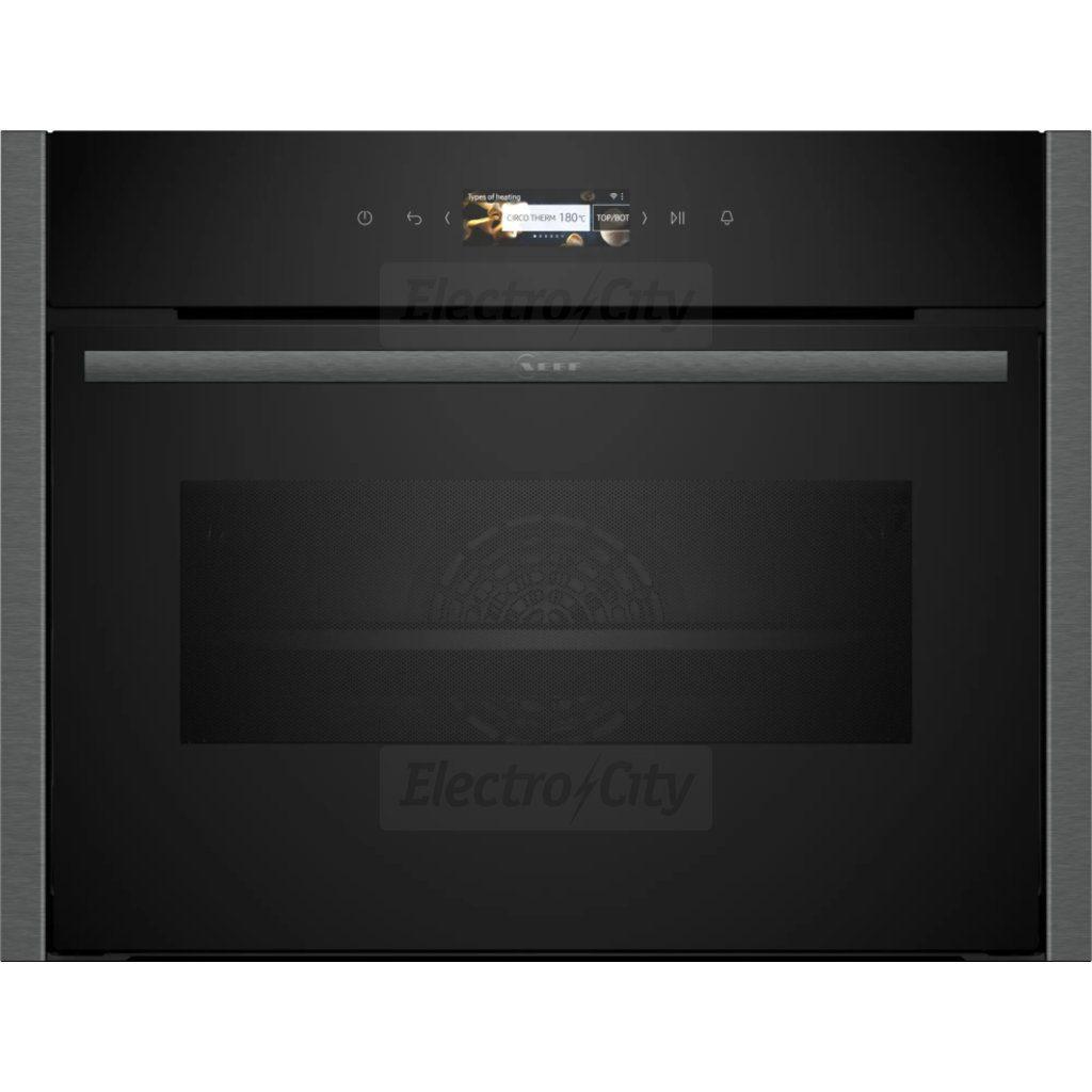 Neff Built-in Combi Oven Microwave Graphite-Grey Circo Therm 180°C