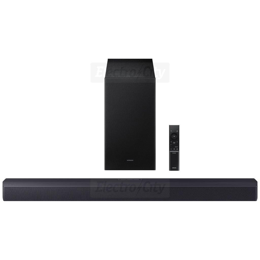 Samsung B-Series 2.1ch Soundbar with Subwoofer - Black | Includes Remote, Soundbar, Subwoofer