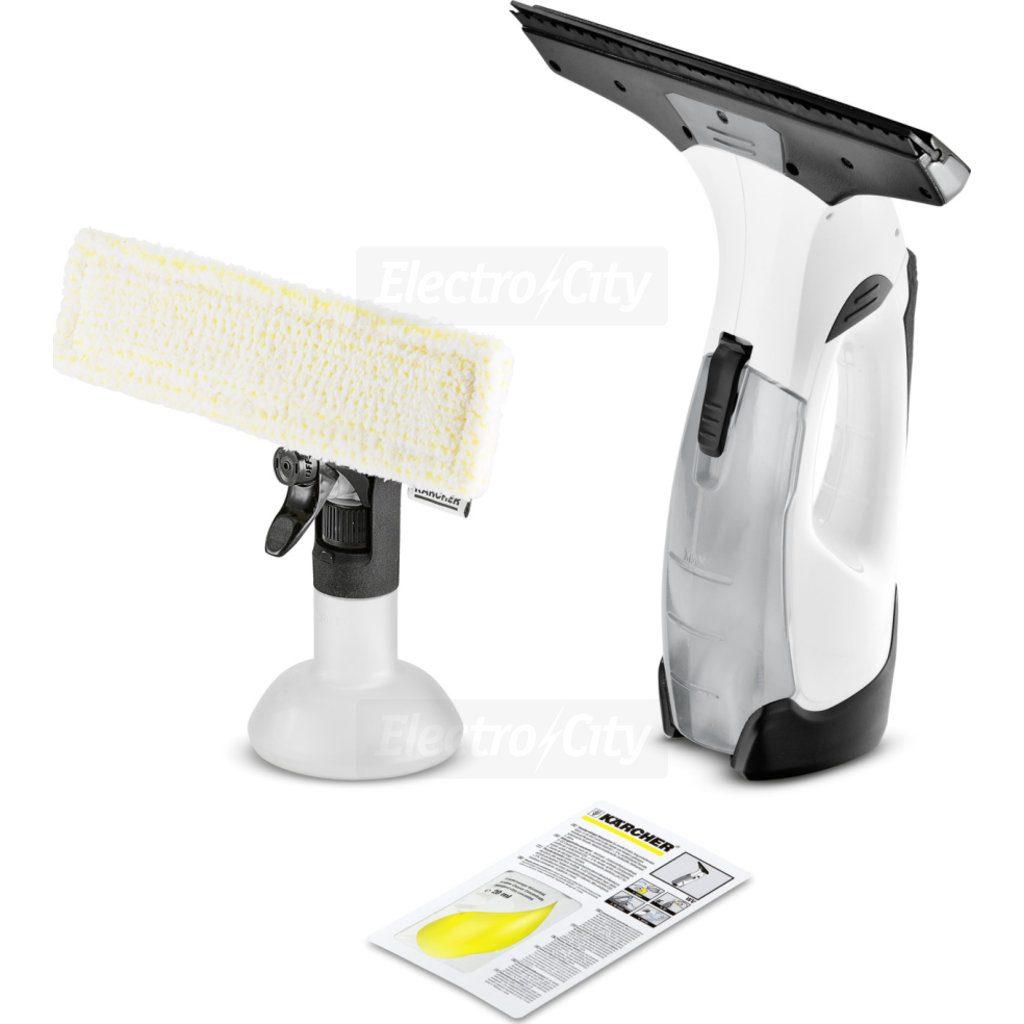 Karcher WV5 Plus Window Vac - White, Streak-Free Cleaning, Edge Cleaning, Handheld, Rechargeable