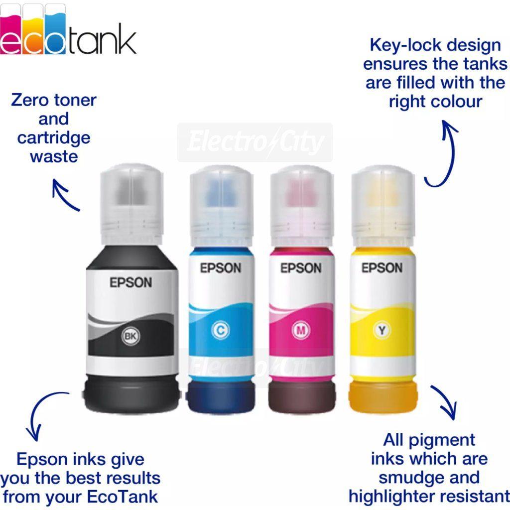 Epson 113 EcoTank Black Ink Bottle | 127ml, Pigment Ink