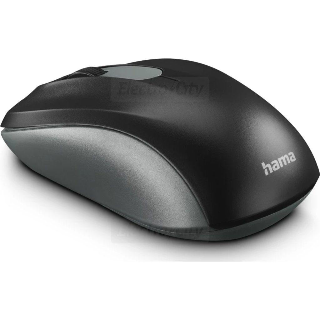 Hama Wireless Optical Mouse | Black, Gray, Scroll Wheel