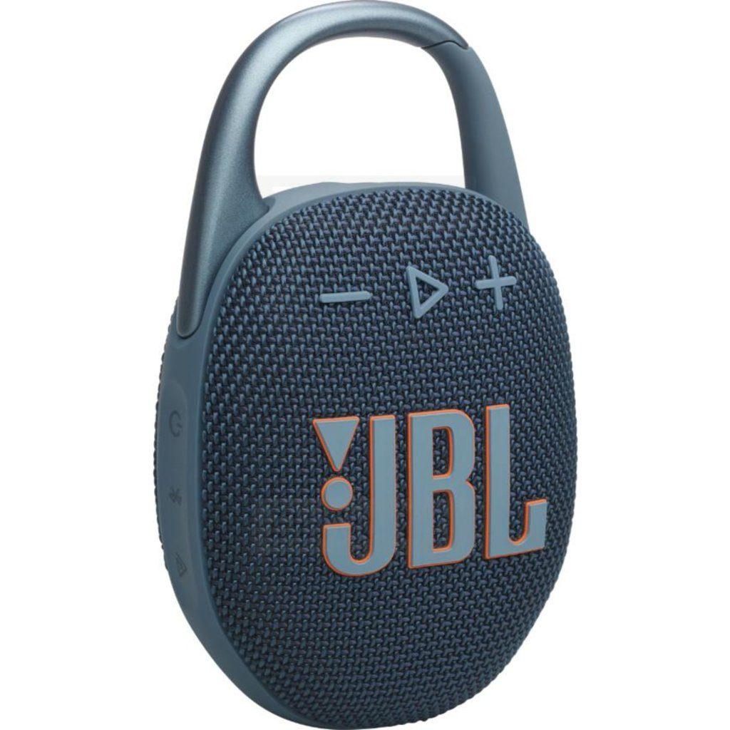 JBL Clip 5 Blue Bluetooth Speaker - Portable, Waterproof, Dustproof, Auracast, 12 Hours Battery