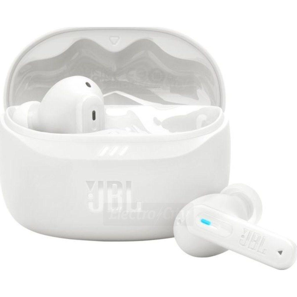 JBL Tune Beam 2 True Wireless Noise Cancelling Earbuds - White | 48hr Playback, Spatial Sound, Pure Bass, IP54, Bluetooth 5.3