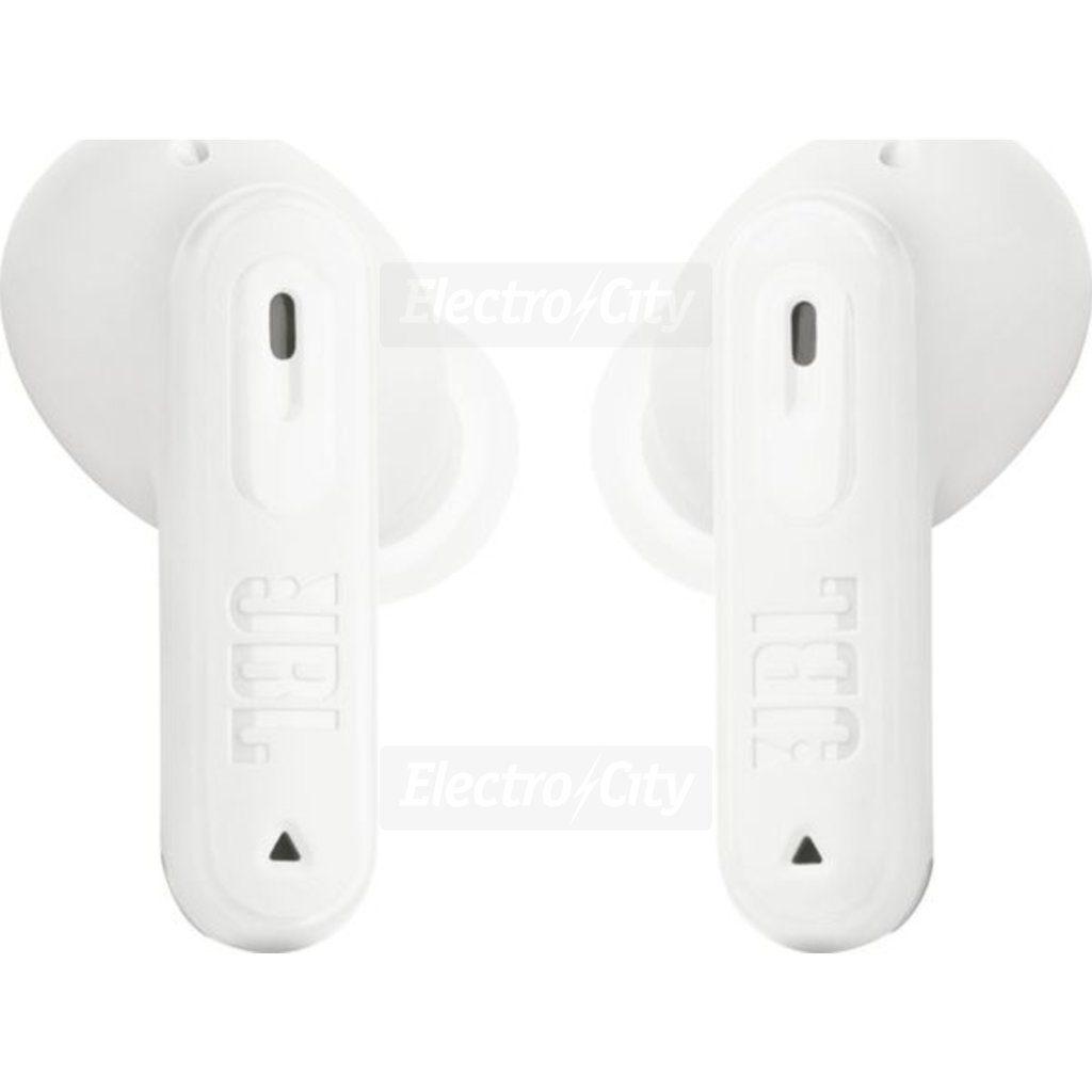 JBL Tune Beam 2 True Wireless Noise Cancelling Earbuds - White | 48hr Playback, Spatial Sound, Pure Bass, IP54, Bluetooth 5.3