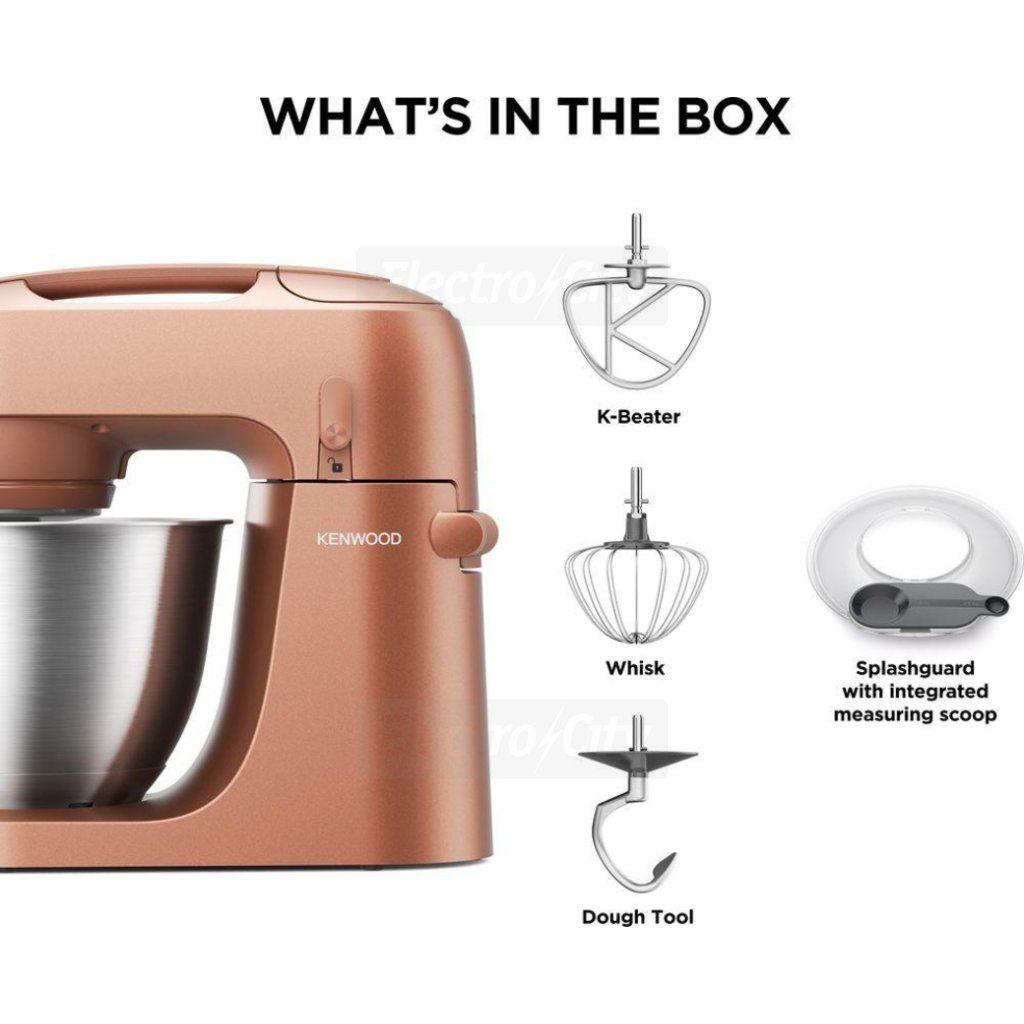 Kenwood Go Stand Mixer Clay Red Stainless Steel Bowl 4L Bowl Capacity