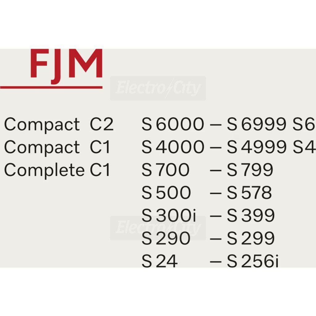 Miele FJM HyClean 3D Efficiency Vacuum Cleaner Bags - 4 Bags + 2 Filters, >99.9% Filtration, 3D Efficiency, +20%