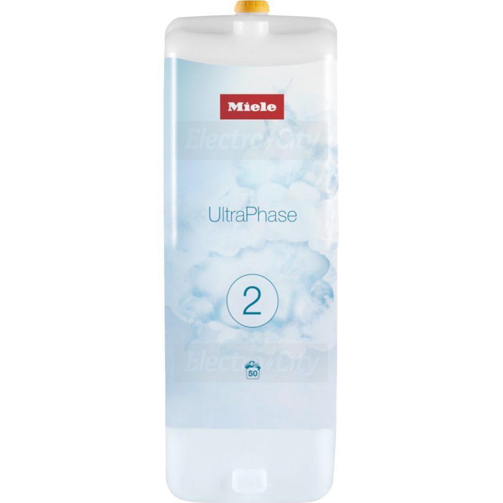 Miele UltraPhase 2 Laundry Detergent TwinDos Automatic Dispensing OxiCare WhiteBooster Active Oxygen Size 1.4L 50 Wash Cycles
