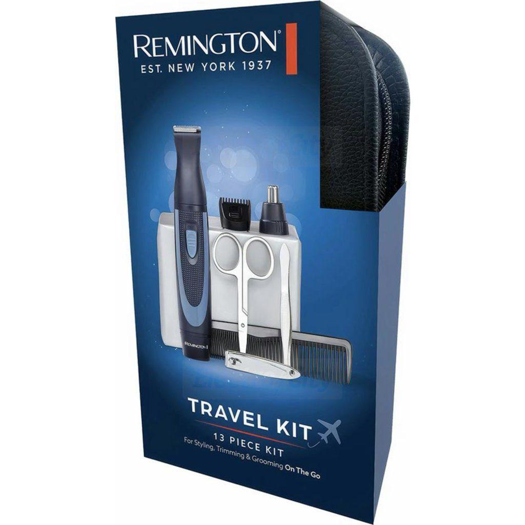 Remington Travel Grooming Kit - 13 Piece Kit for Styling, Trimming & Grooming On The Go