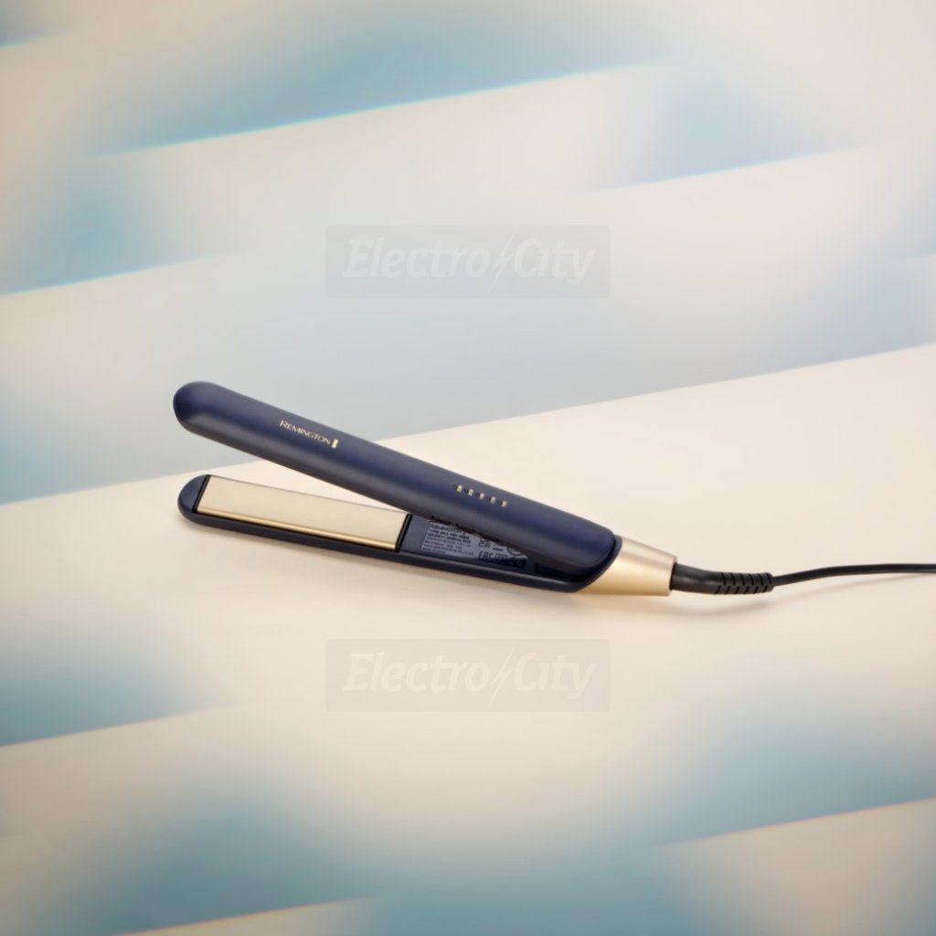 Remington Sapphire Luxe Hair Straightener Deep Blue with Gold accents, Digital Temperature Control