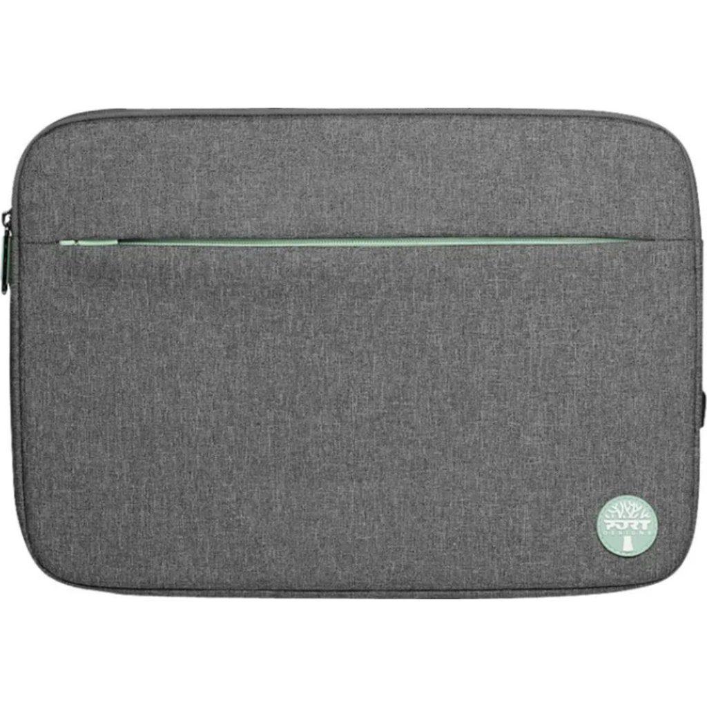 Port Designs Yosemite Eco Sleeve 15.6" Grey - Laptop Sleeve with Zipper