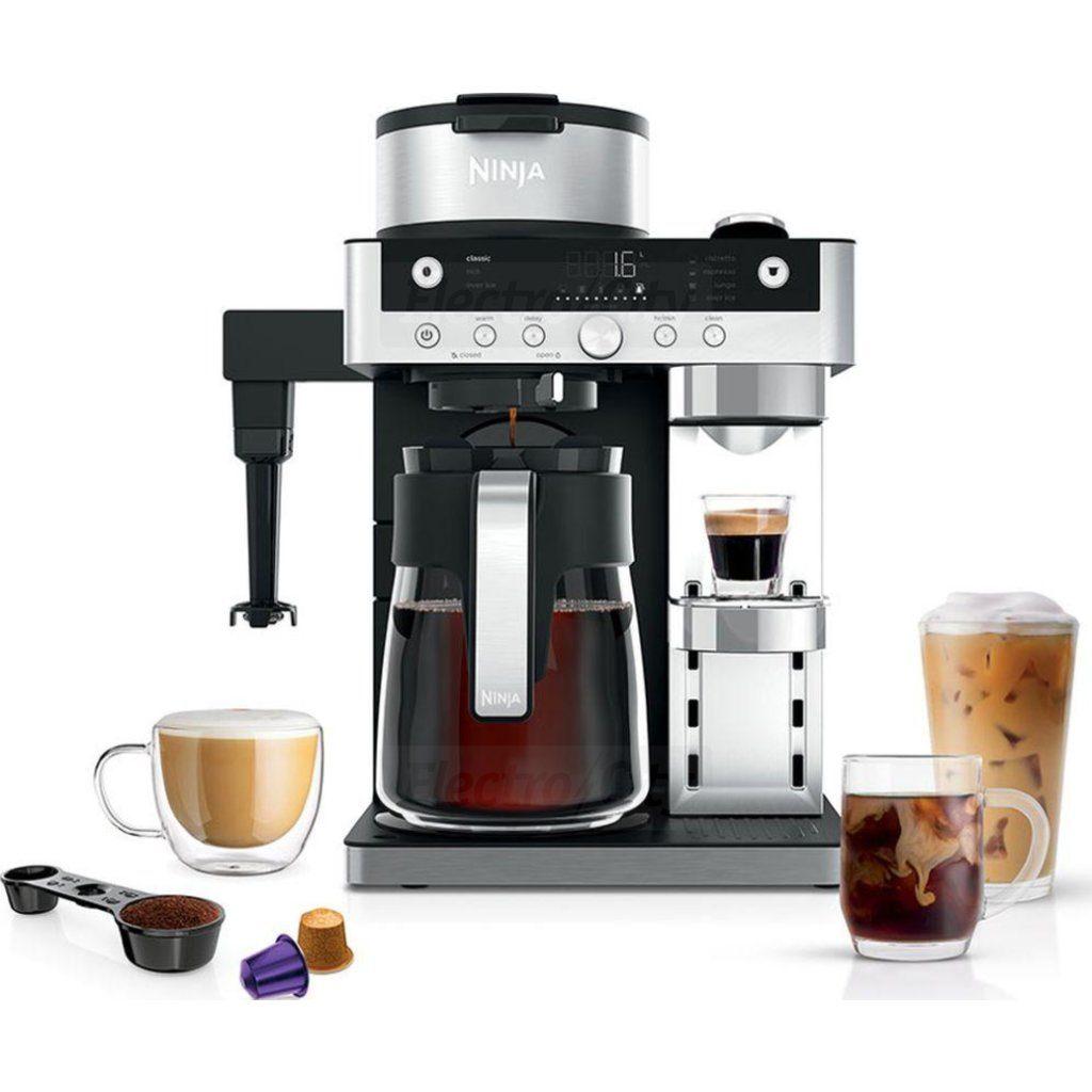 Ninja DualBrew System Coffee Machine - Filter & Espresso with Froth, Multiple Drink Sizes, 1.8L Capacity