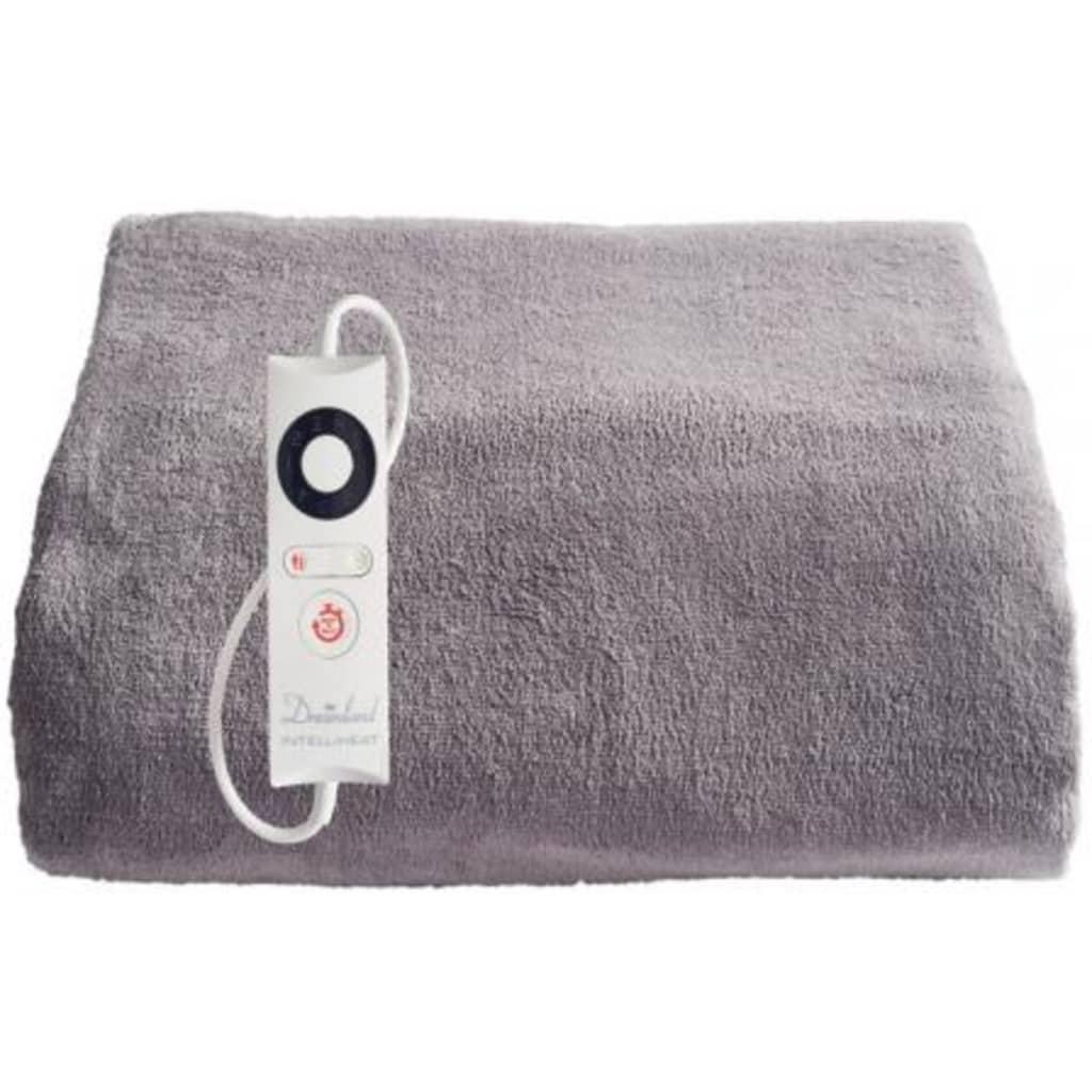 Dreamland Luxury Snuggle Up Heated Throw | Grey | Intelliheat | 160x120cm | Washable | 6 Heat Settings | 5 Min Heat Up