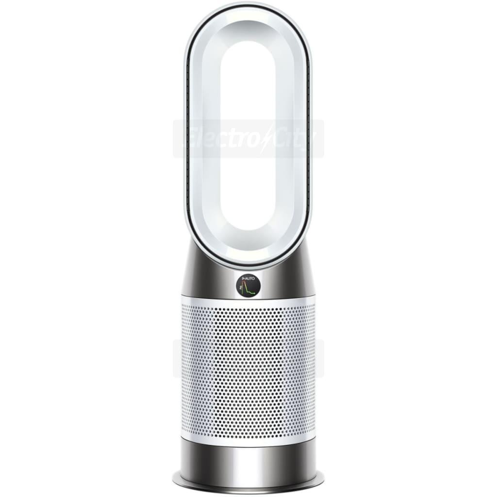 Dyson Purifier Hot+Cool HP1 White Air Purifier and Fan Heater with Air Multiplier Technology 350 Oscillation MyDyson App Connectivity 5.26kg 770mm Height 81m³ Coverage 63dB Sound Level