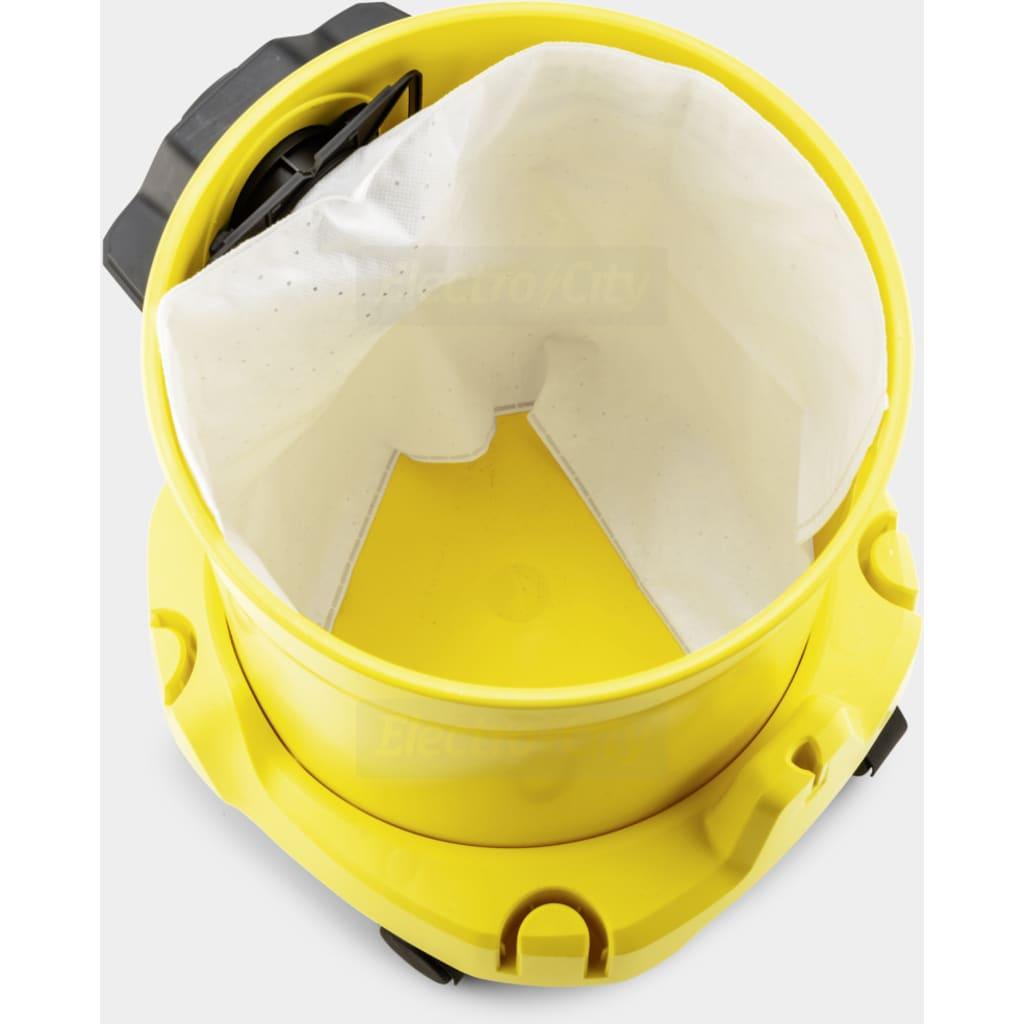 Karcher Fleece Filter Bags 4 Pack for Vacuum Cleaners - White