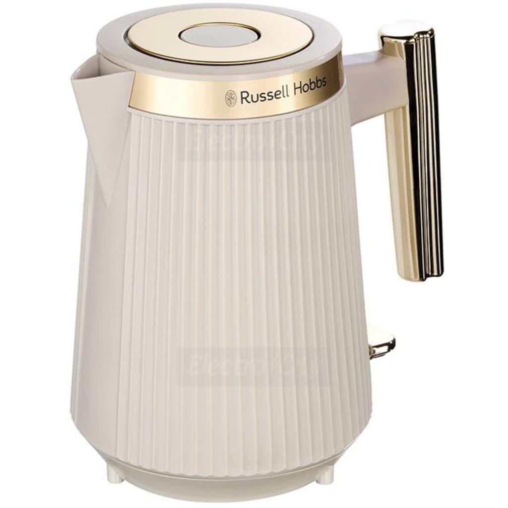 Russell Hobbs Bronte Kettle Stone 1.7 Litres Gold accents Matte finish Interior illumination