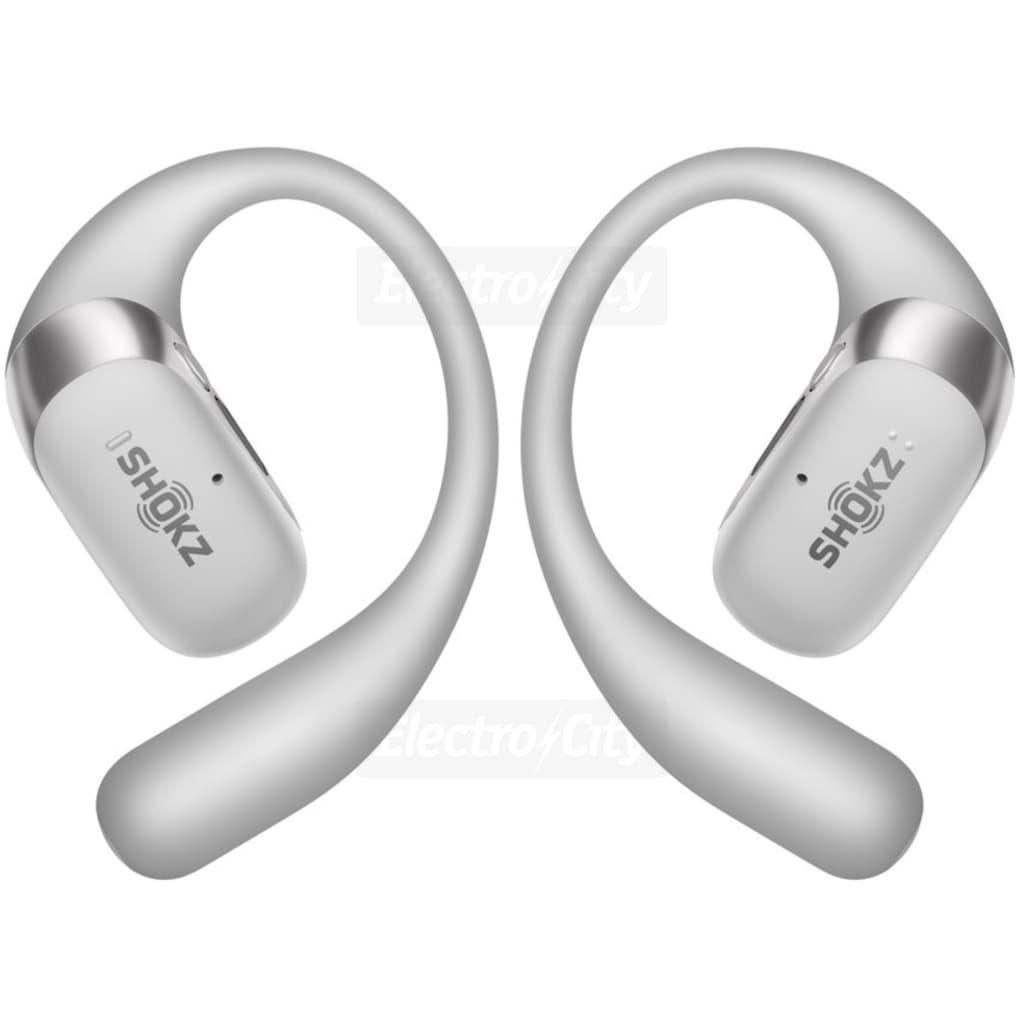 Shokz Openfit 2+ Grey Open-Ear Earbuds - Dynamic Sound, Dolby Audio, 48hr Battery, IP55 Water Resistant, Bluetooth 5.4