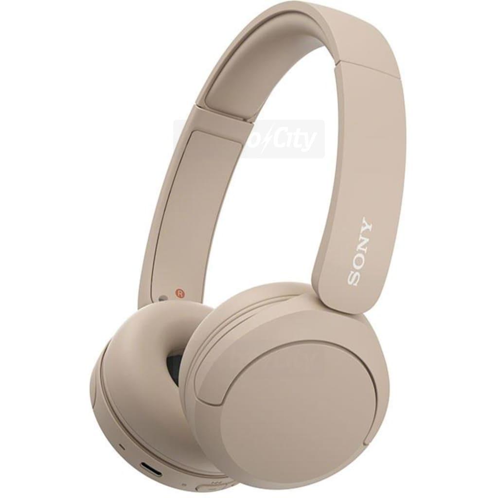 Sony WH-CH520 Wireless Bluetooth On-Ear Headphones | Beige Cream | Up to 50 Hours Battery Life | DSEE | Multipoint Connection | Lightweight | Over-Ear