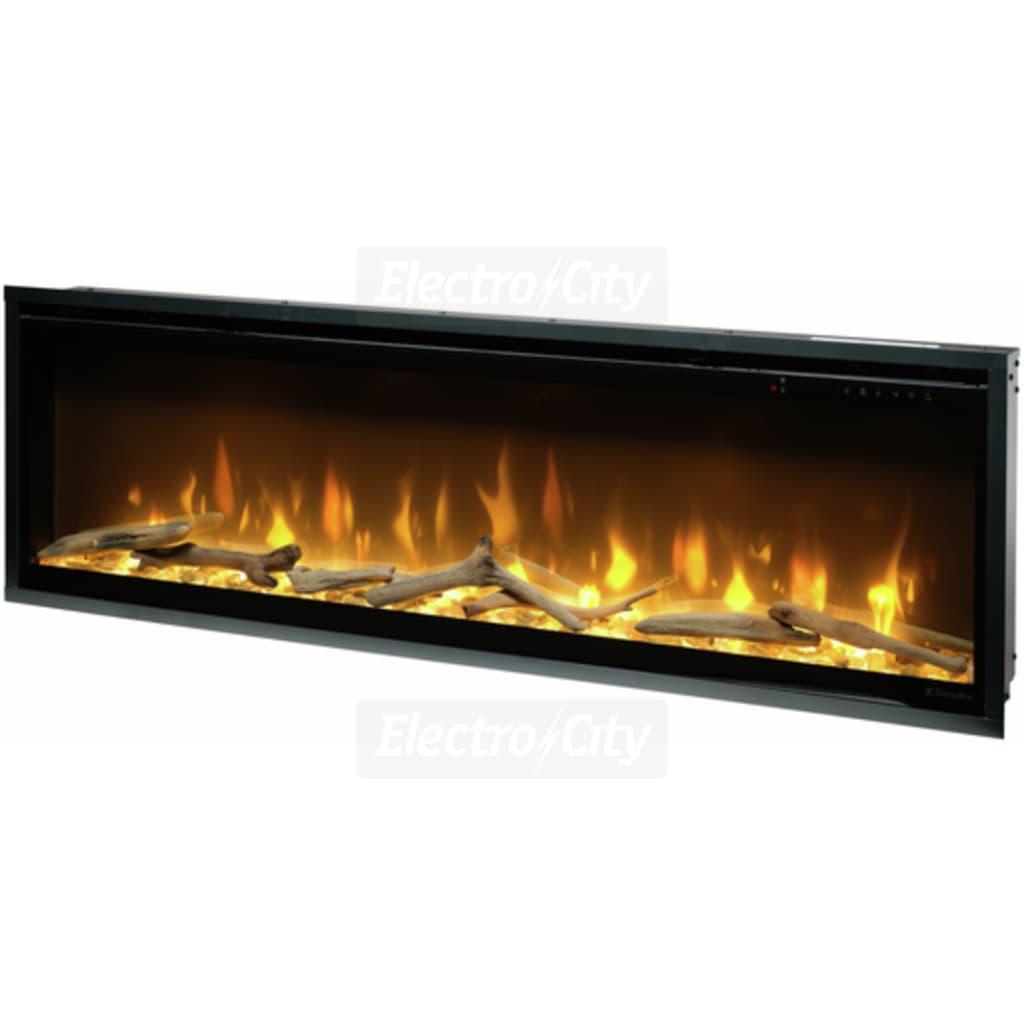 Dimplex Ignite Evolve 50" Wall Fire 2kw Black with Optiflame Technology and Log Set