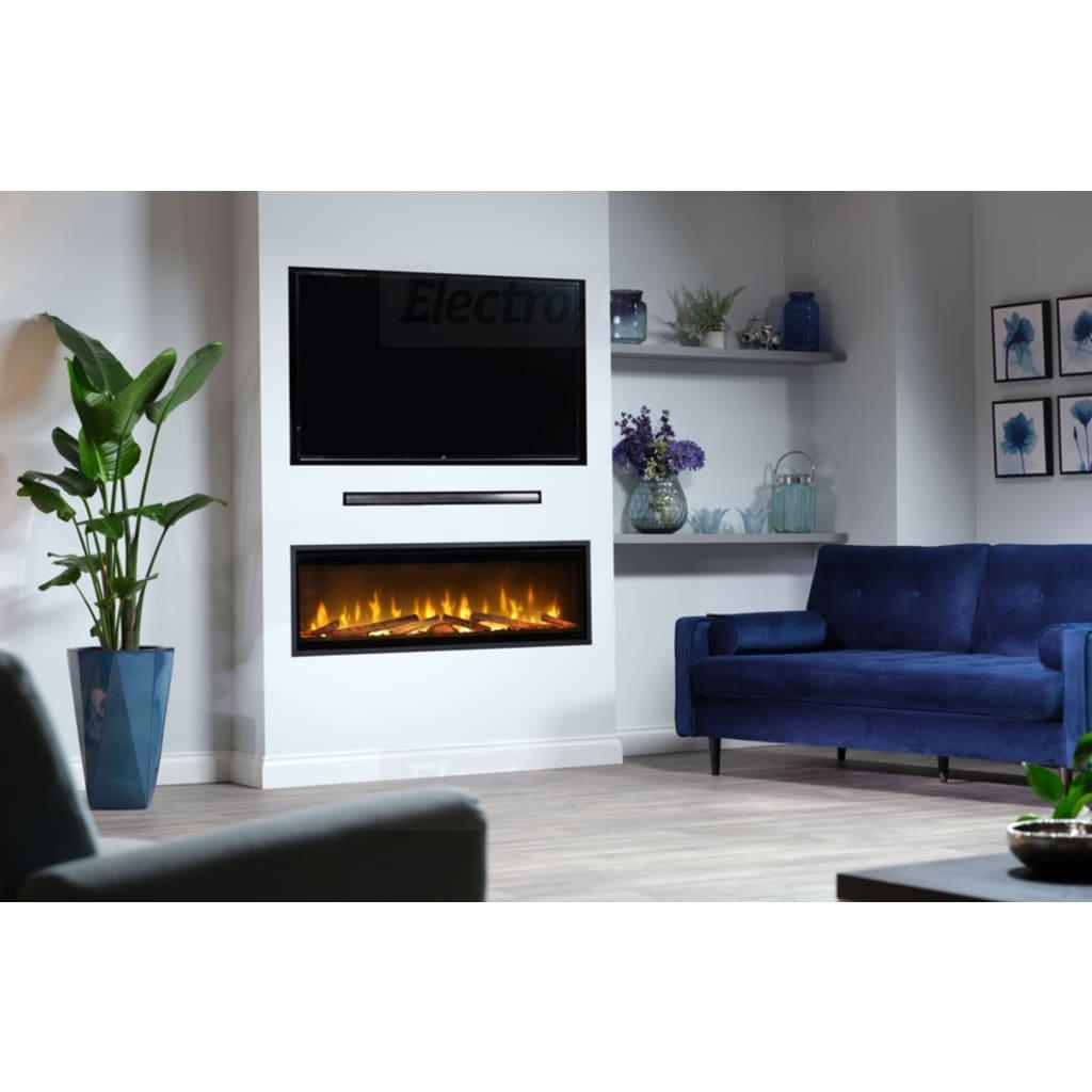 Dimplex Ignite Evolve 50" Wall Fire 2kw Black with Optiflame Technology and Log Set