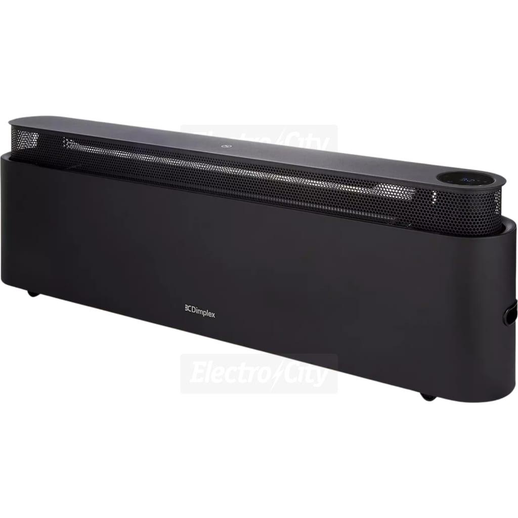 Dimplex ThermaIQ Smart Baseboard Convector Heater Black 2200W 12 Hour Timer Eco Mode LED Touch Screen Easy Glide Castors Dual Handles Safety Tip Over Switch 3 Heat Settings 11kg Portable