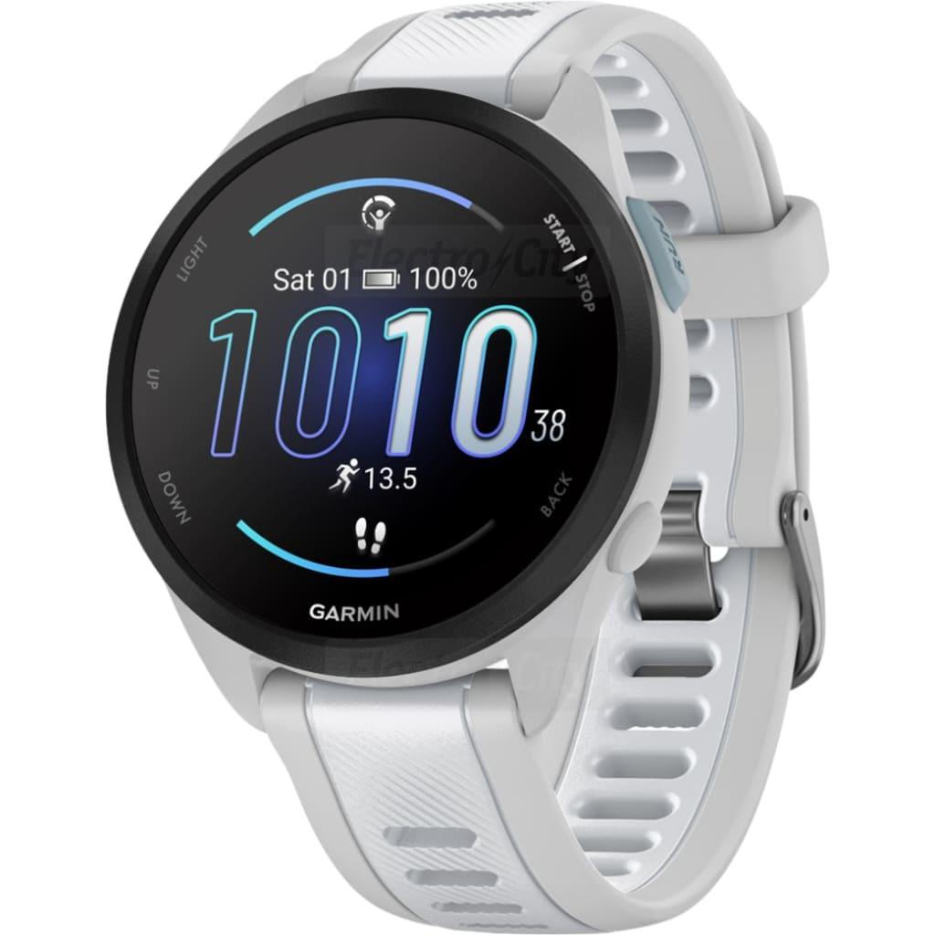 Garmin Forerunner 165 GPS Running Smartwatch Mist Grey/Whitestone AMOLED Display, Touchscreen, Garmin