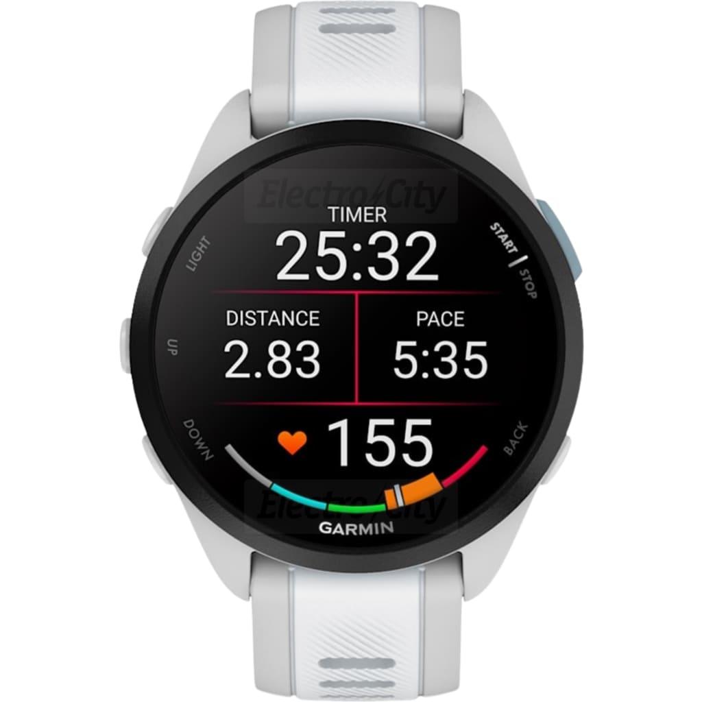 Garmin Forerunner 165 GPS Running Smartwatch Mist Grey/Whitestone AMOLED Display, Touchscreen, Garmin