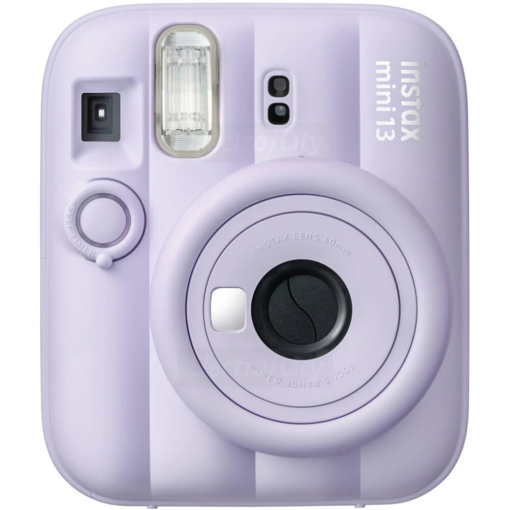 Fujifilm Instax Mini 13 Instant Camera Dreamy Purple with 60mm Lens, 0.3m Focus Range, Self-Timer, Close-Up Mode, Selfie Mirror, Auto Exposure & Smart Flash