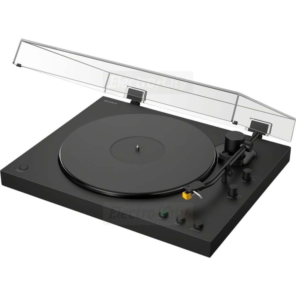 Sony PS-LX5BT Belt Drive Bluetooth Turntable - Black | Fully Automatic, aptX Adaptive Wireless, Aluminum Tonearm, MM Cartridge, Built-in Phono Stage
