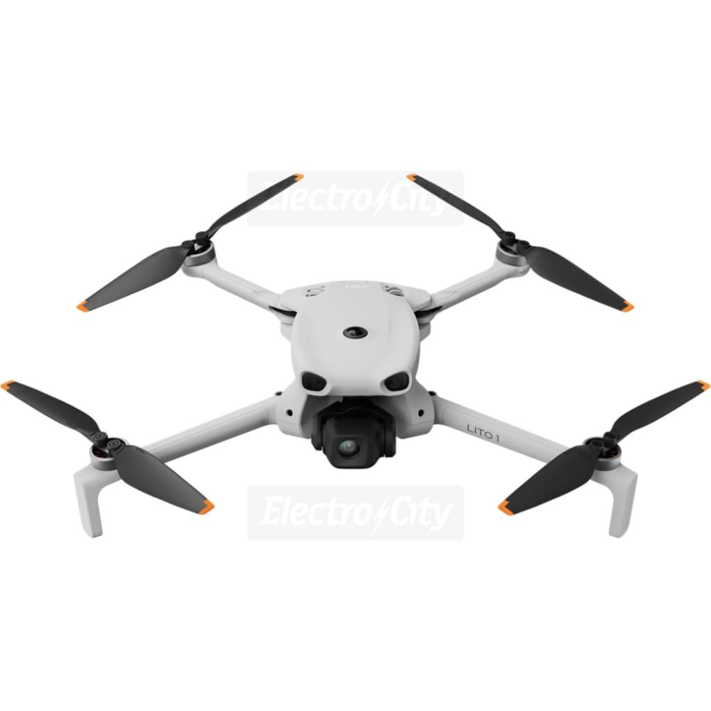 DJI Lito 1 White Camera Drone with 4K Video, 8K Images, Under 249g, 36 Min Flight Time, 15km Range, Omnidirectional Obstacle Sensing, DJI RC-N3 Controller