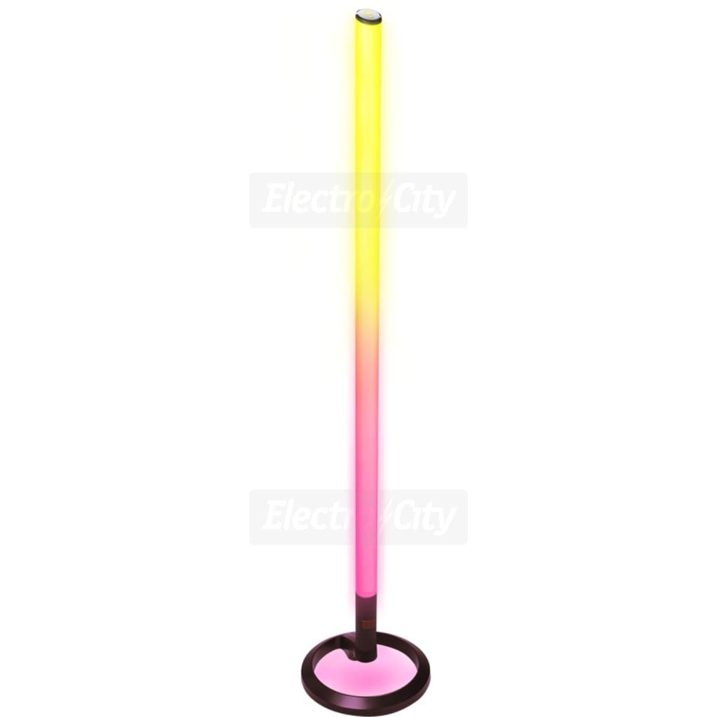JBL PartyLight Stick LED Party Light with Rechargeable Battery, Stand, RGB LEDs, App Control, Bluetooth 5.3, IPX4 Splashproof - Black