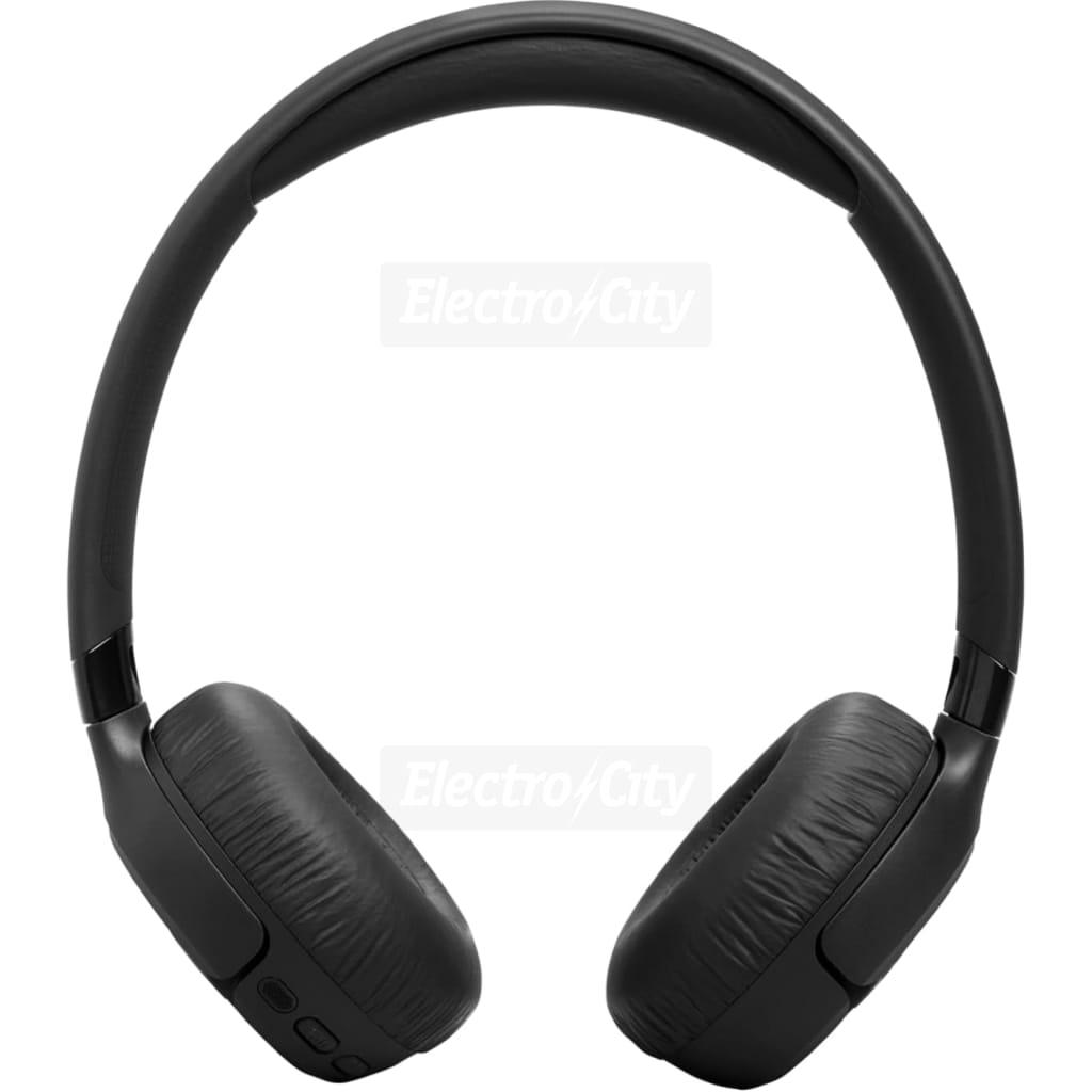 JBL Tune 680NC Adaptive Noise-Cancelling On-Ear Headphones - Black, Wireless Bluetooth with Up to 76 Hours Battery Life, Lightweight 159g, Foldable Design
