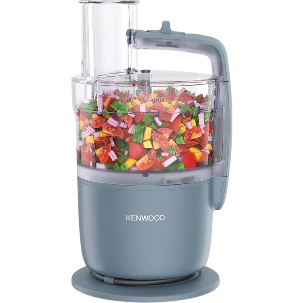 Kenwood MultiPro Go Food Processor - Grey / Storm Blue | 1.3 Litre, Slice, Grate, Knead Dough, Chop, Puree