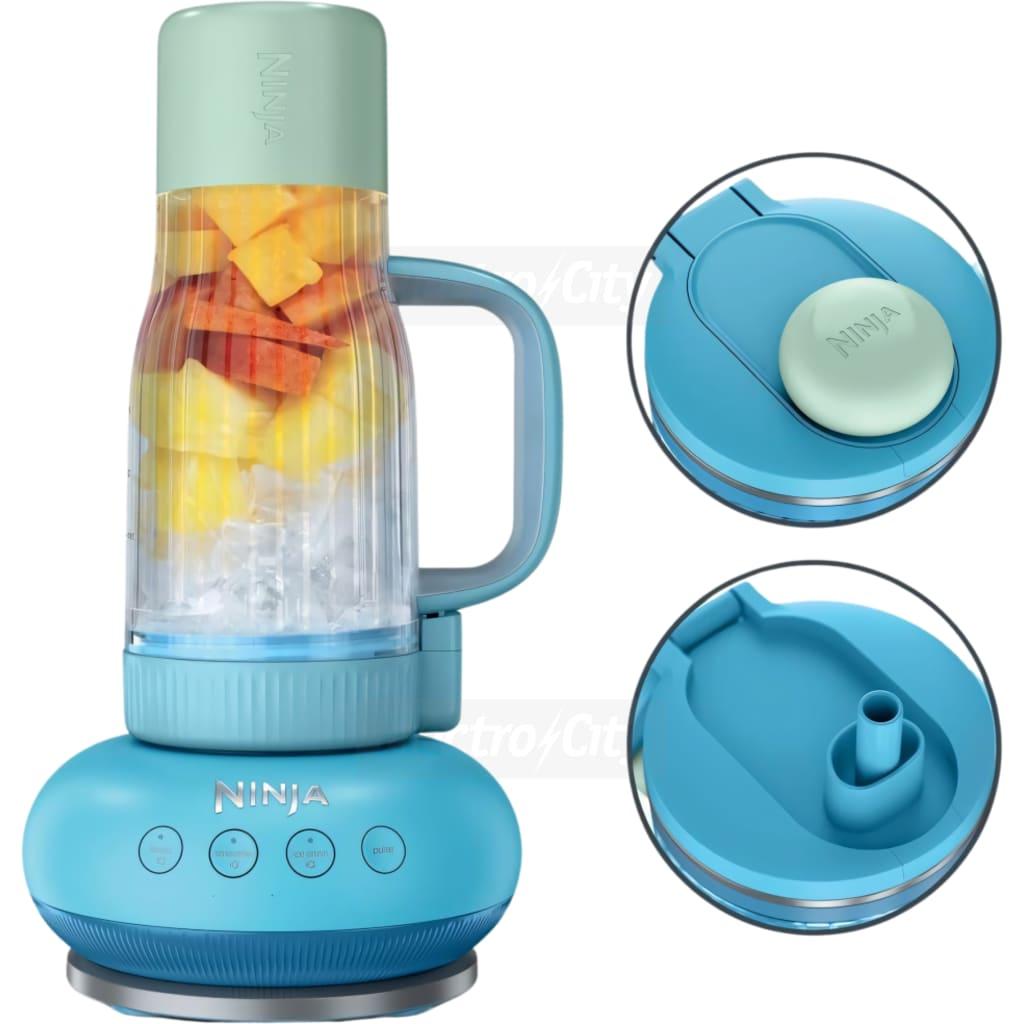 Ninja BlendBOSS Tumbler Blender Blue Raspberry DB351UKBL - Blender, Blue, Fruit, Ninja