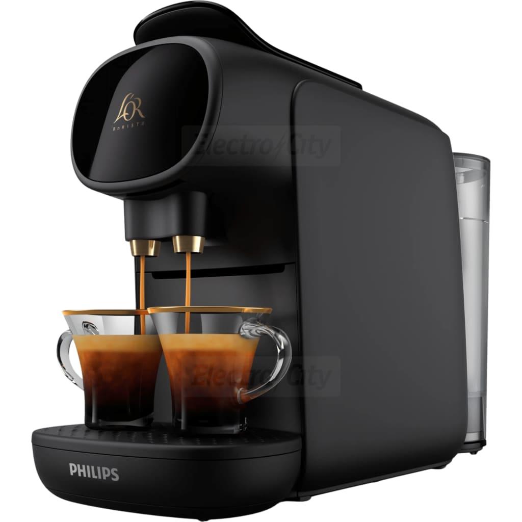 Philips L'Or Barista Sublime Capsule Coffee Machine LM9012/60 - Black, 0.8L, 19 Bar Pressure, Brews 2 Coffees at Once, Adjustable Volume, Removable Drip Tray, Touch Controls