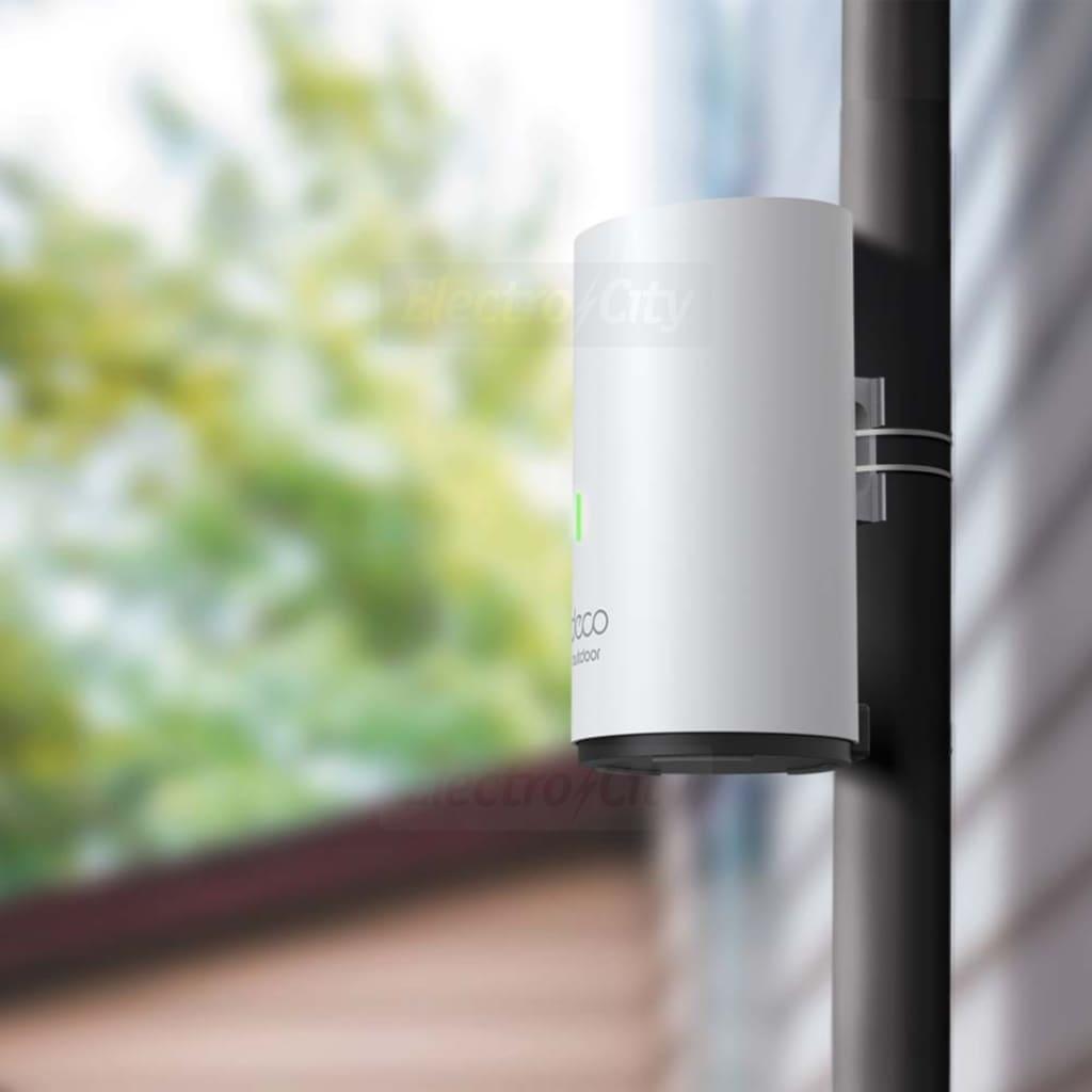 TP-Link Deco X50-Outdoor AX3000 Wi-Fi 6 Mesh System - White, Dual-band, 230m Range, IP65 Weatherproof, PoE, HomeShield Security, App Control