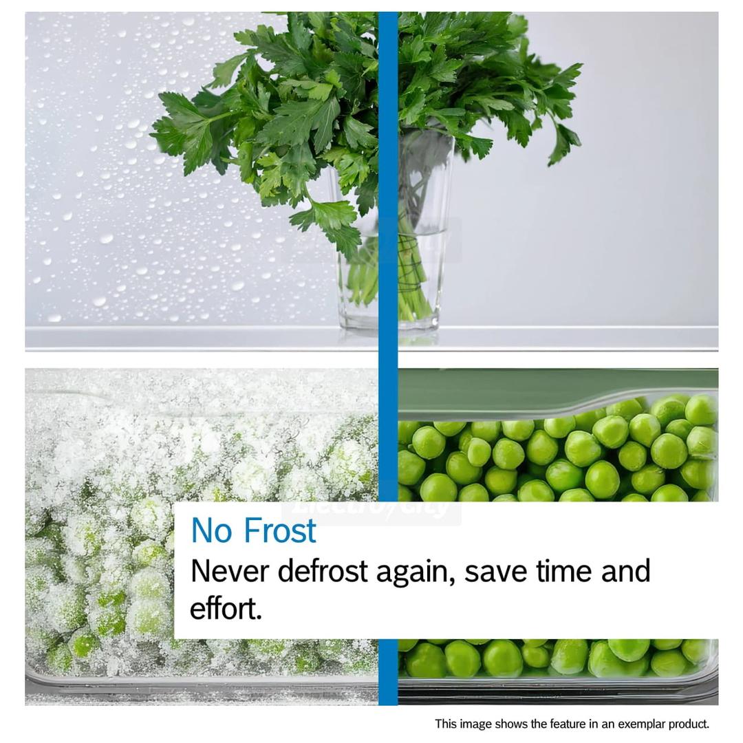 Bosch Fridge Freezer Stainless Steel | NoFrost | 255 Litres | E Energy Rating