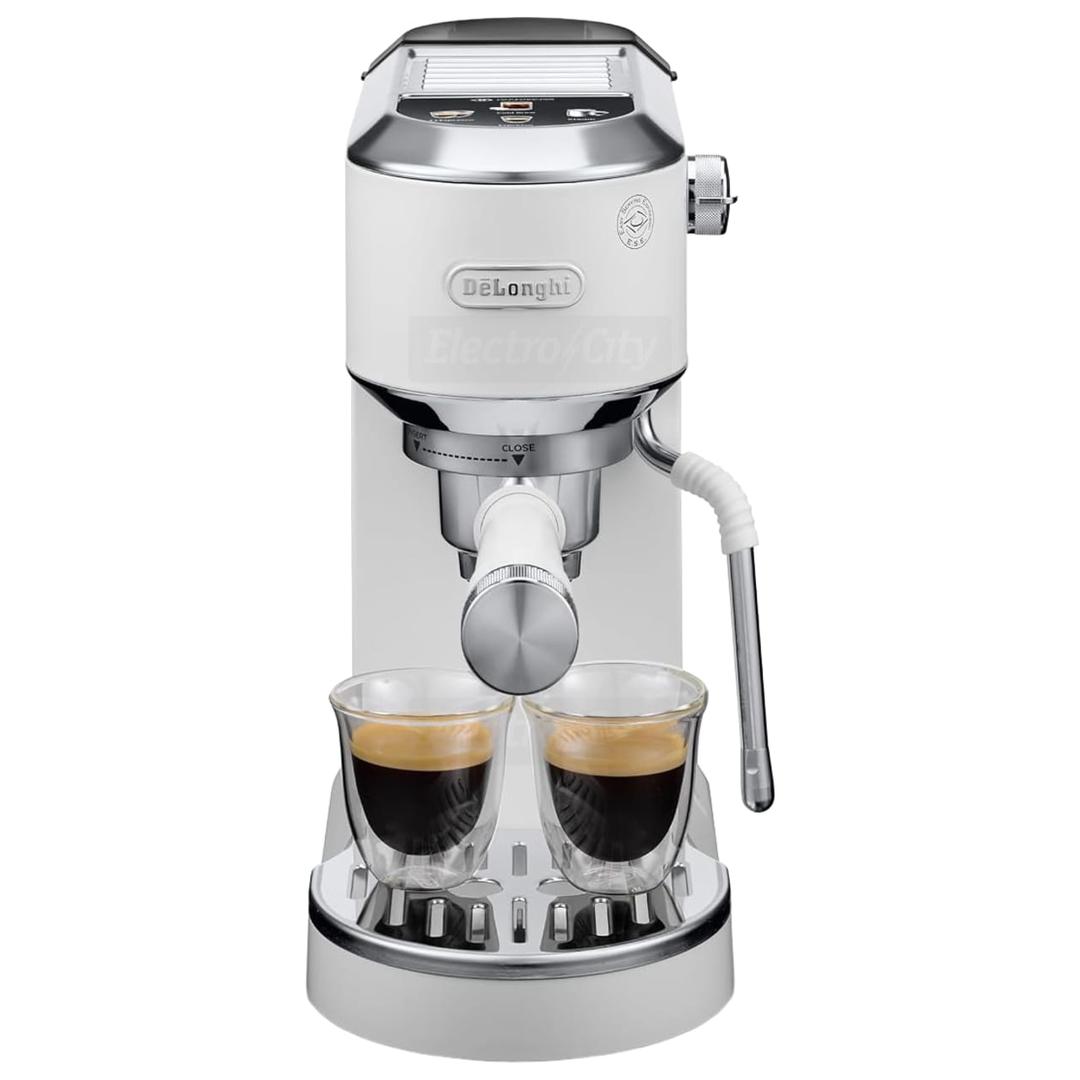 DeLonghi Dedica Duo Coffee Machine - Green | Cold Brew & Milk Steam Wand