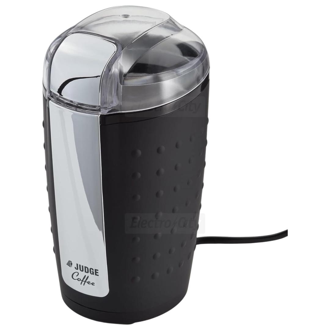Judge Electric Coffee Grinder with Stainless Steel Blade, 180W, 80gr Capacity, Black - Size 12 Cup