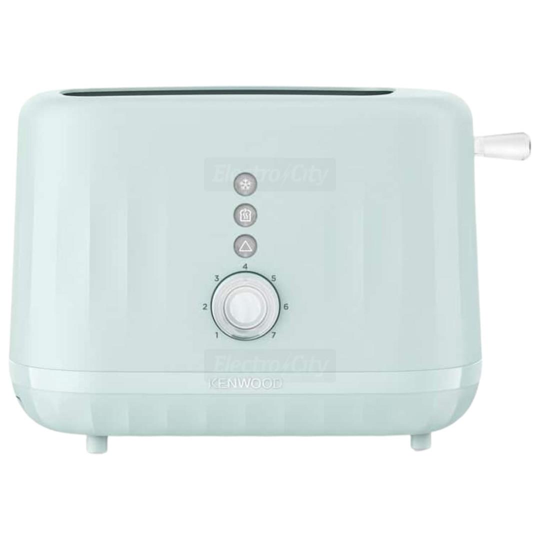 Kenwood Ripple 2 Slice Toaster TCP06.000BL Eggshell Blue - 7 Browning Levels, High-rise Lift, Defrost, Reheat, Removable Crumb Tray, 850W