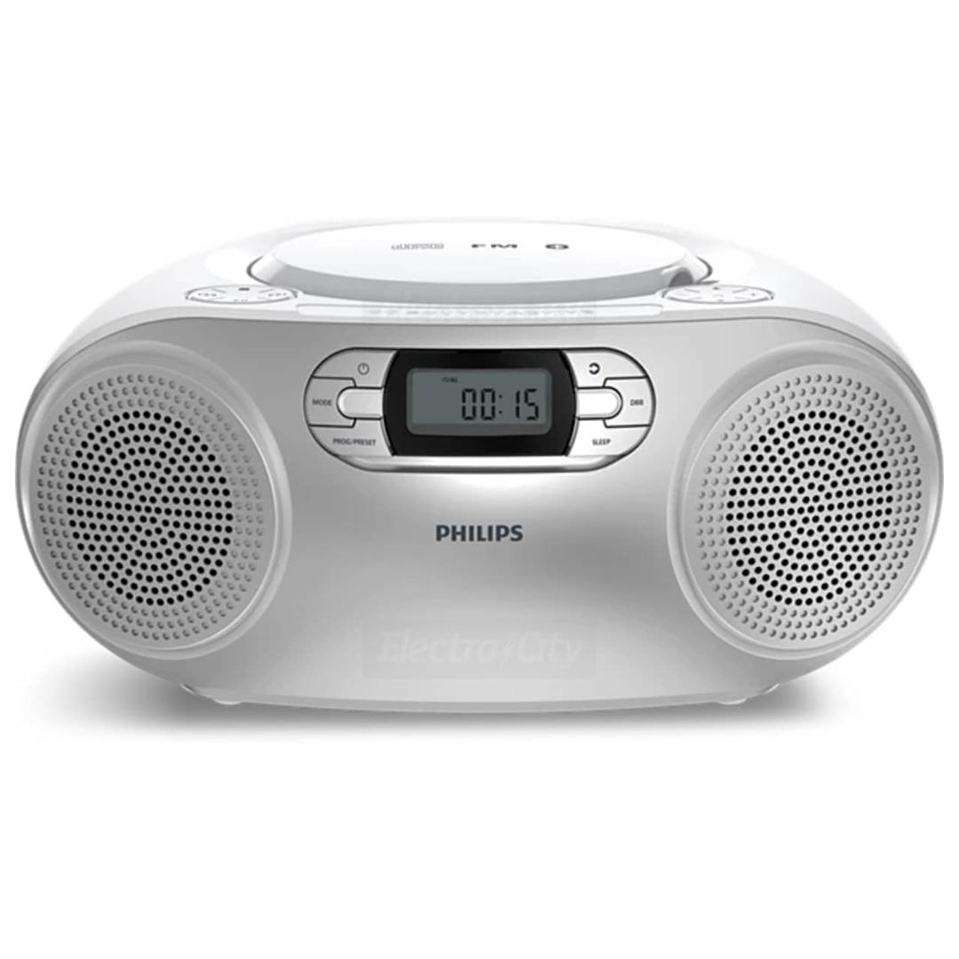 Philips Portable CD Player with Bluetooth, USB, FM Radio - Silver