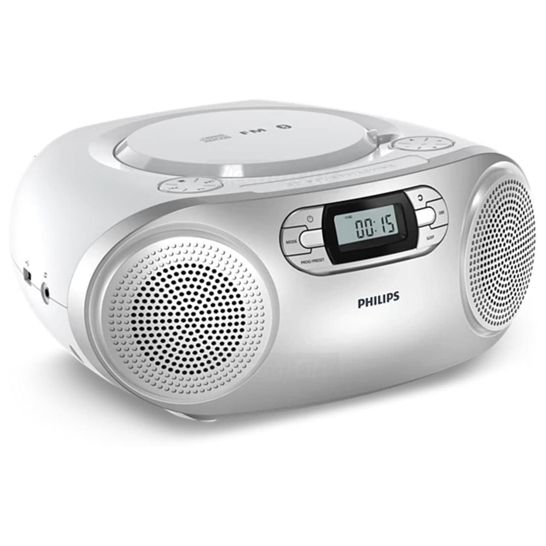 Philips Portable CD Player with Bluetooth, USB, FM Radio - Silver