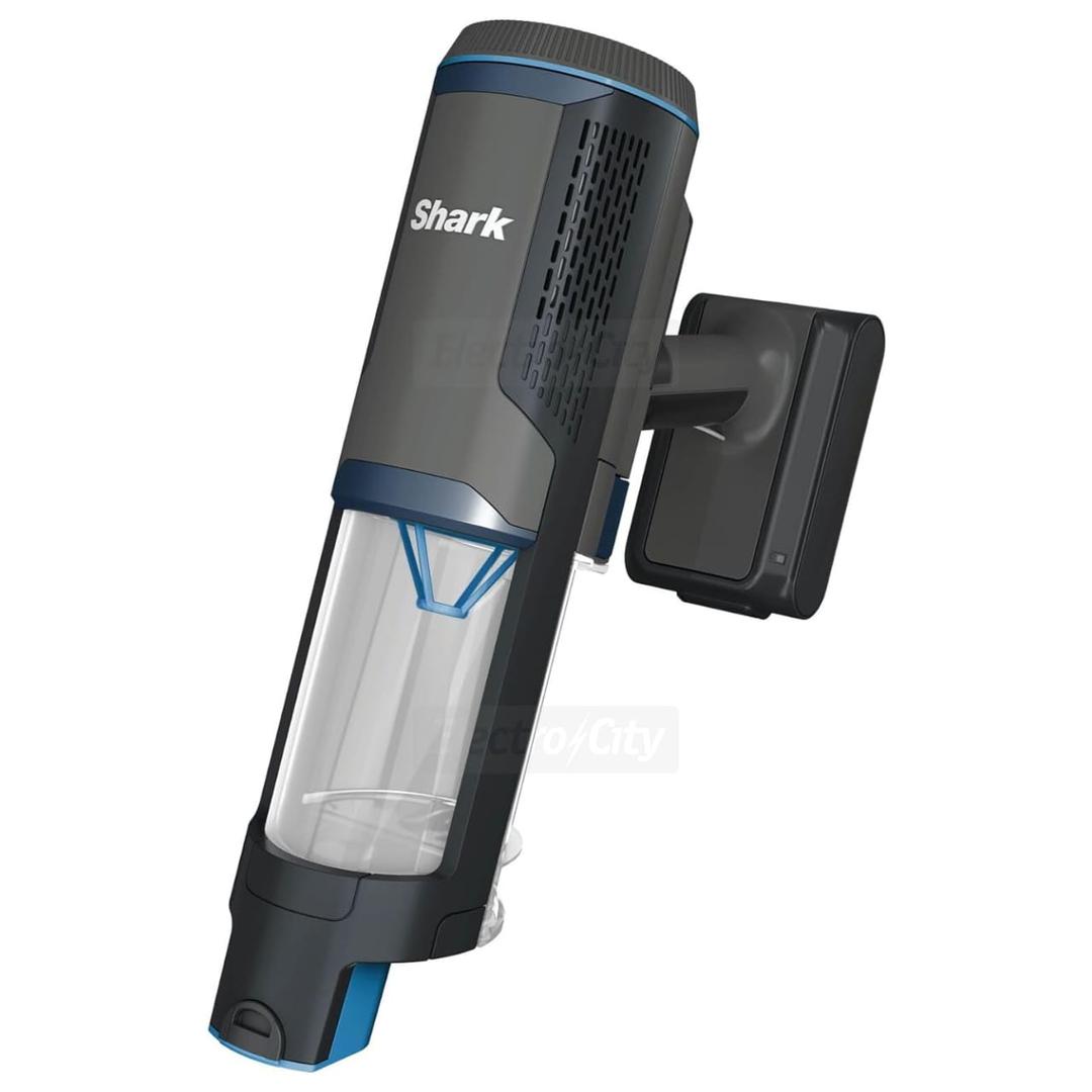 Shark PowerBoost Pet Cordless 2-in-1 Handheld Vacuum Cleaner BH102UK Charcoal with Motorised Pet Tool, Hose, Crevice Tool, Wall Mount - 1.13kg, 0.4L Capacity, 40-Min Runtime