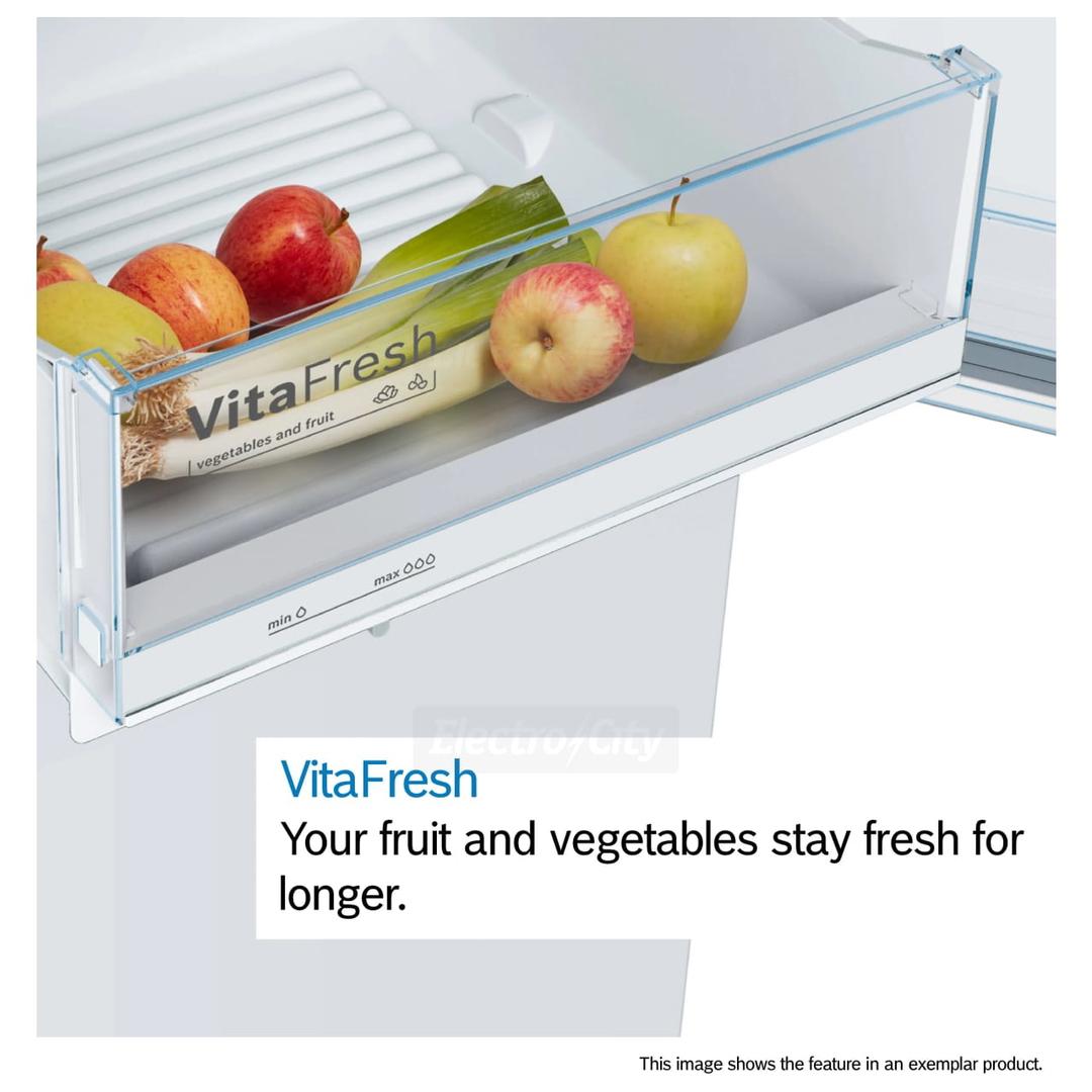 Bosch Freestanding Fridge Freezer White Image Features