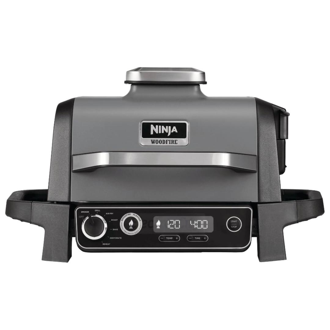 Ninja Woodfire Electric BBQ Grill & Smoker with Air Fry, Grill, Smoker, Woodfire Technology