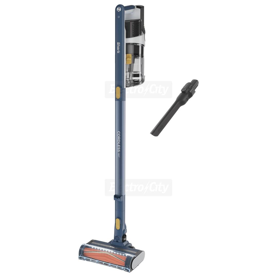 Shark Cordless Vacuum Cleaner with Anti Hair Wrap, Flexology, FloorDetect, Up to 40 Min Runtime, Handheld Conversion, HEPA, LED Lights, Blue