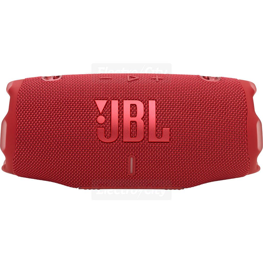 JBL Charge 6 Portable Bluetooth Speaker Red with JBL Logo