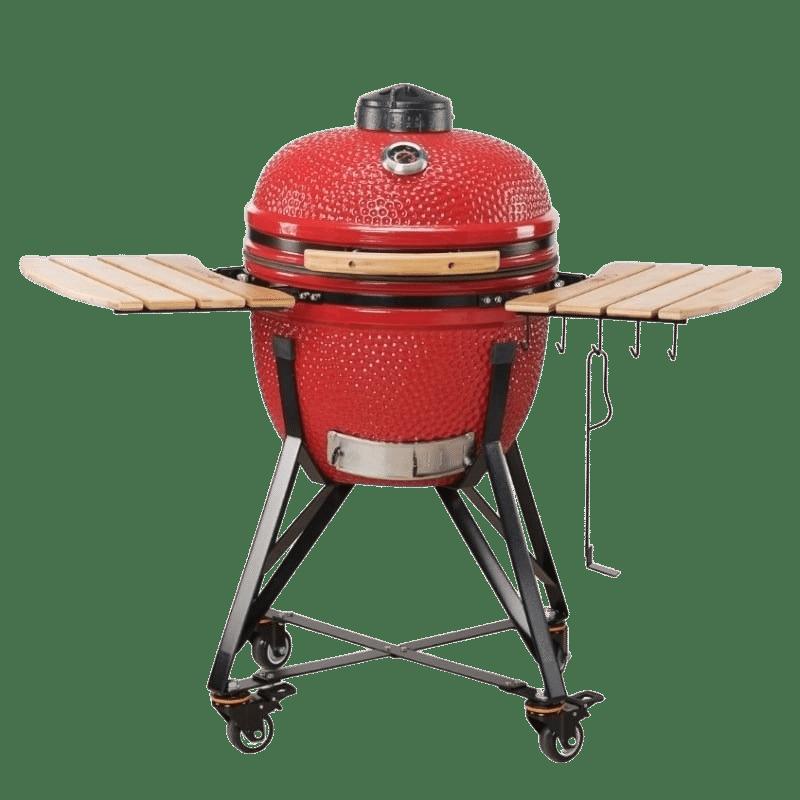Kamado Bono Media 20 Inch Ceramic BBQ Grill Red in Carlow