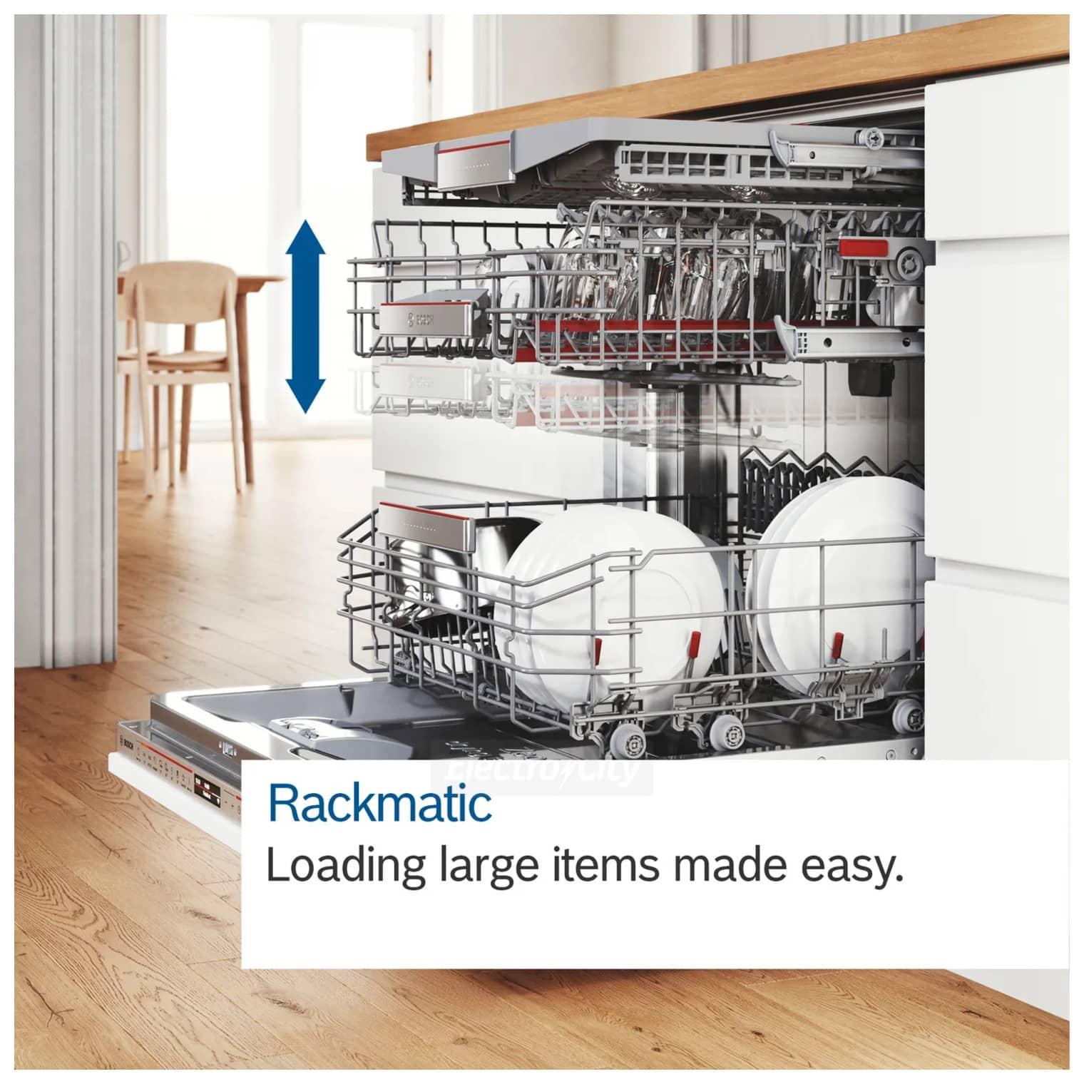 Bosch Series 6 Integrated Dishwasher SMV6ZCX10G | PerfectDry, Silence Pro, TimeLight, AquaStop, Digital Display