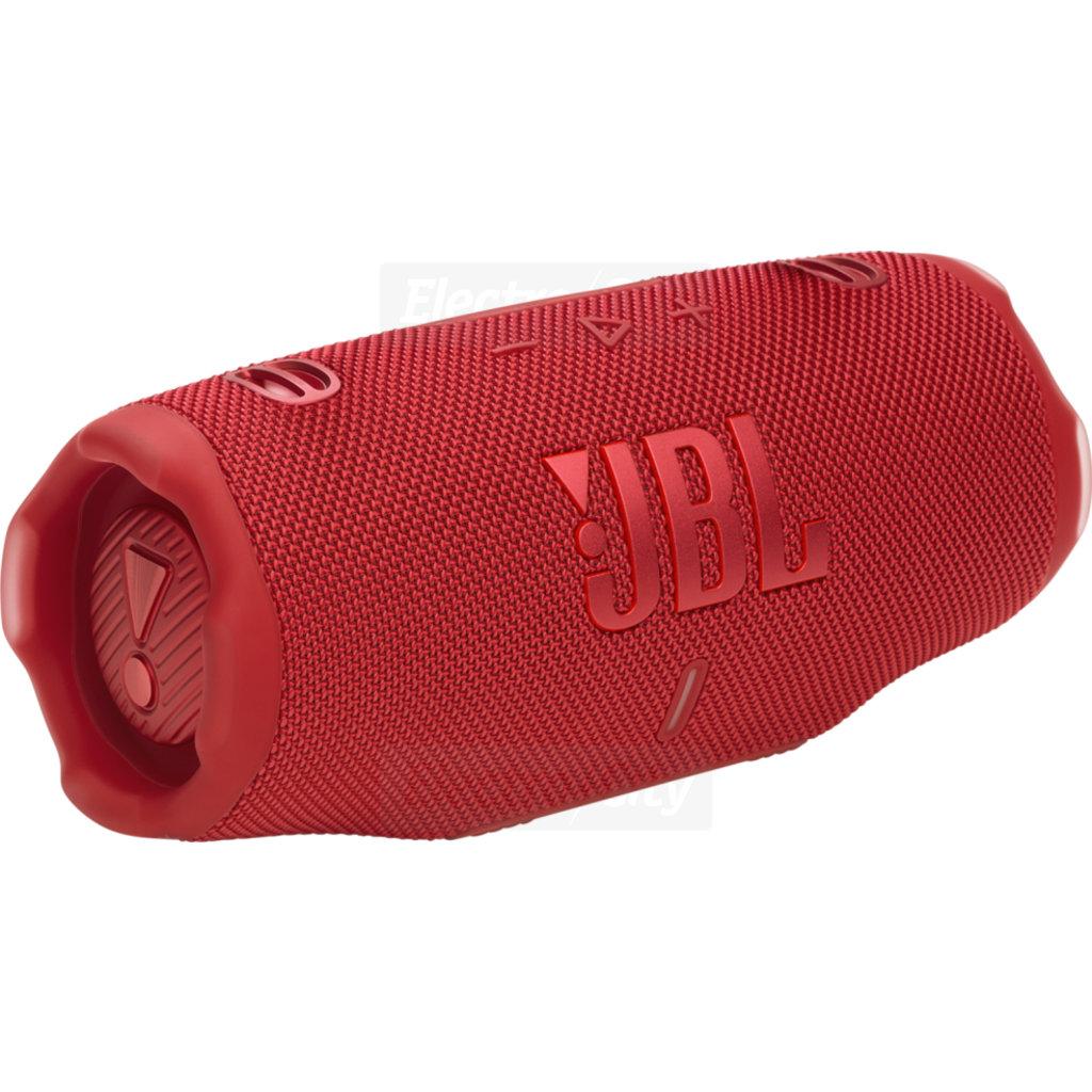JBL Charge 6 Portable Bluetooth Speaker Red with JBL Logo