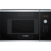 Bosch Serie 4 20 Litre Built-in 800W Solo Microwave | Stainless Steel